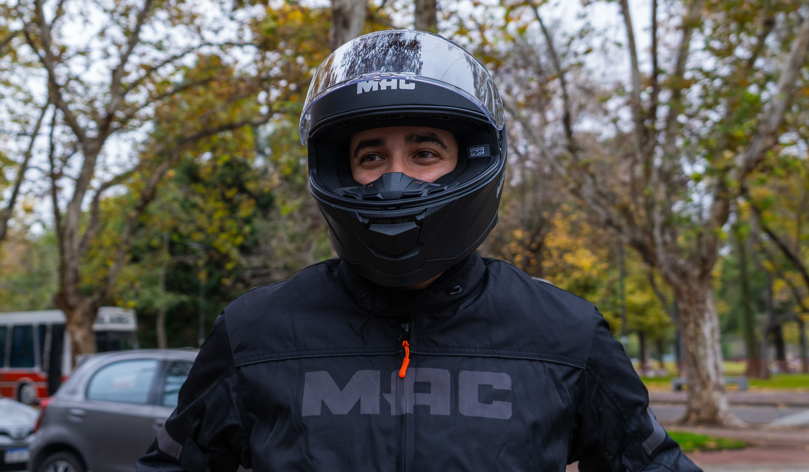 Casco MAC 956 Ozono Solid Negro / Mate